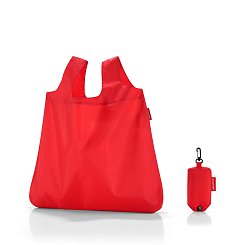 Reisenthel Mini Maxi Shopper Pocket Red - skládací nákupní taška