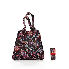 Reisenthel Mini Maxi Shopper Paisley Black - skládací nákupní taška